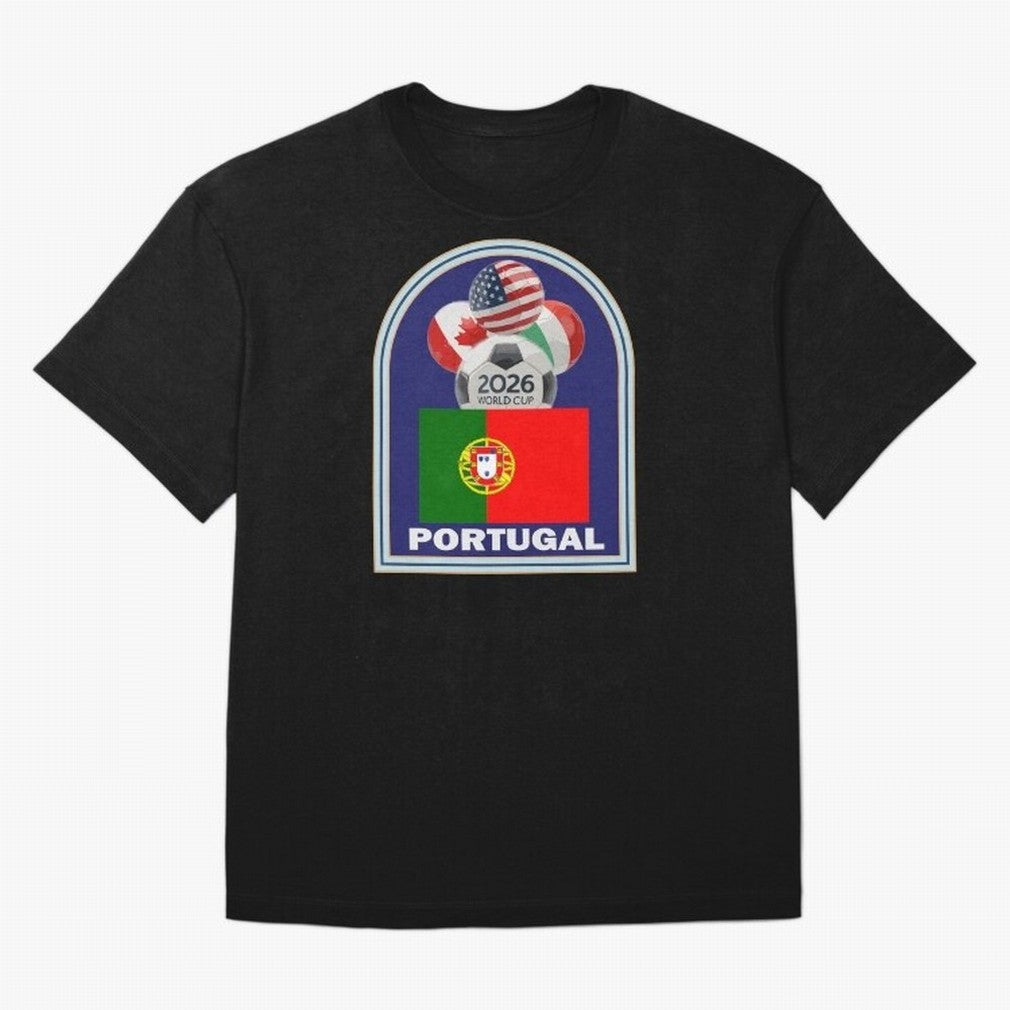 Portugal 2026 Soccer T-shirt Oversized T-Shirt Bring Champion Energy into Match Day Hype around FIFA World Cup 2026 Group Stage, Haaland, Brazil, Portugal and Argentina, Supporter Pride, Iconic Celebrations, Legendary Names and Global Match Day