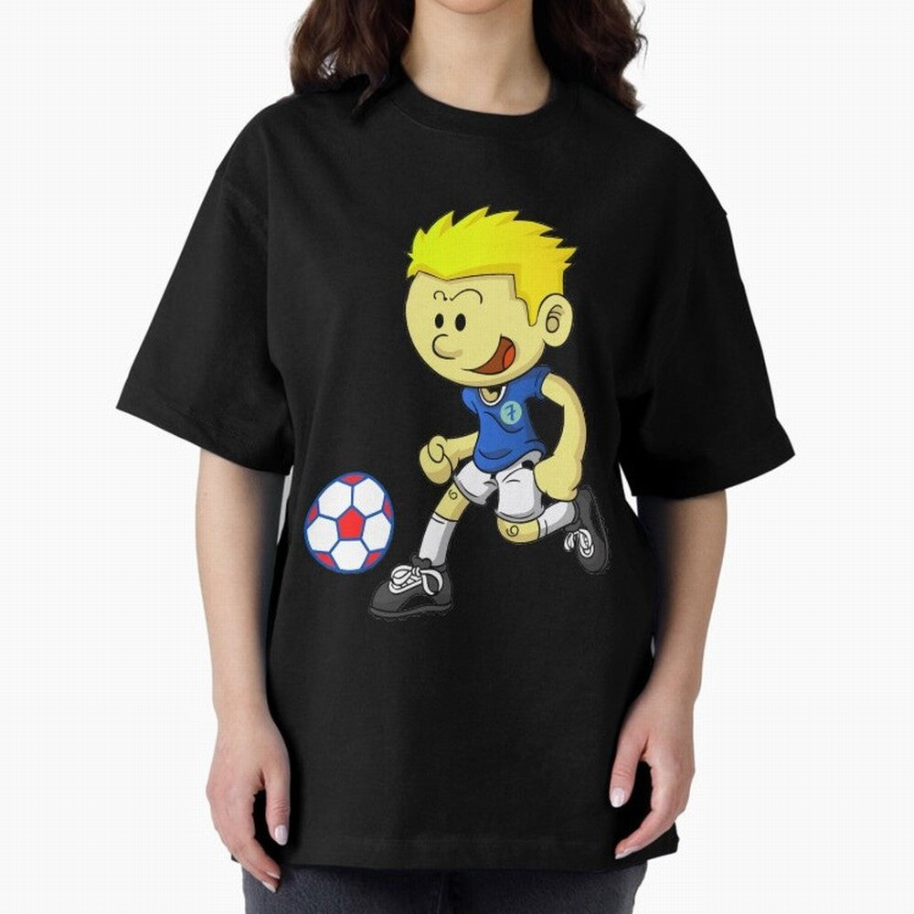 Football is a matter of life and death, I'm like Cristiano Ronaldo Oversized T-Shirt Honor the Beautiful Game during Global Football Passion for FIFA World Cup 2026 Group Stage, Highlighting CR7 and Messi, Brazil, Champion Mindset, Group Stage