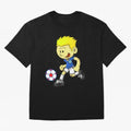 Football is a matter of life and death, I'm like Cristiano Ronaldo Oversized T-Shirt Honor the Beautiful Game during Global Football Passion for FIFA World Cup 2026 Group Stage, Highlighting CR7 and Messi, Brazil, Champion Mindset, Group Stage