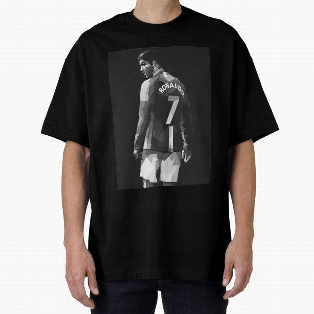 Cristiano Ronaldo Cristiano Ronaldo Oversized T-Shirt Join Supporters Worldwide for Global Football Passion for FIFA World Cup 2026 USA Canada Mexico, Driven by Haaland and Mbappe, England and Germany, Stadium Chants, National Pride, Trophy Dreams