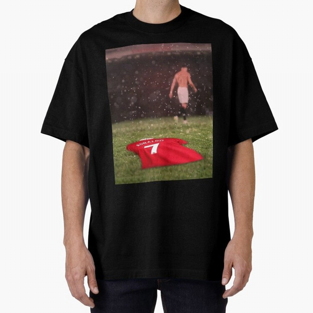 Cristiano Ronaldo Oversized T-Shirt Represent Global Football Passion for FIFA World Cup 2026, Capturing Messi and Cristiano Ronaldo, Netherlands, Worldwide Fan Energy, Dramatic Goals, Stadium Lights and Championship Celebrations; Perfect for Fans,
