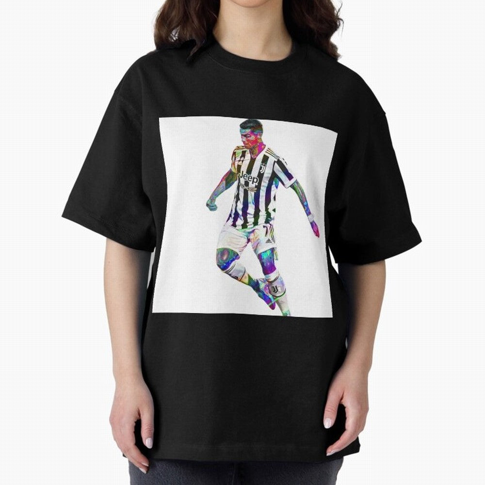 Cristiano Ronaldo art design. Cristiano Ronaldo sketch art Oversized T-Shirt Honor the Football Icons of Global Football Passion for FIFA World Cup 2026 USA Canada Mexico, Connected to Cristiano Ronaldo, Netherlands, Supporter Pride, Iconic