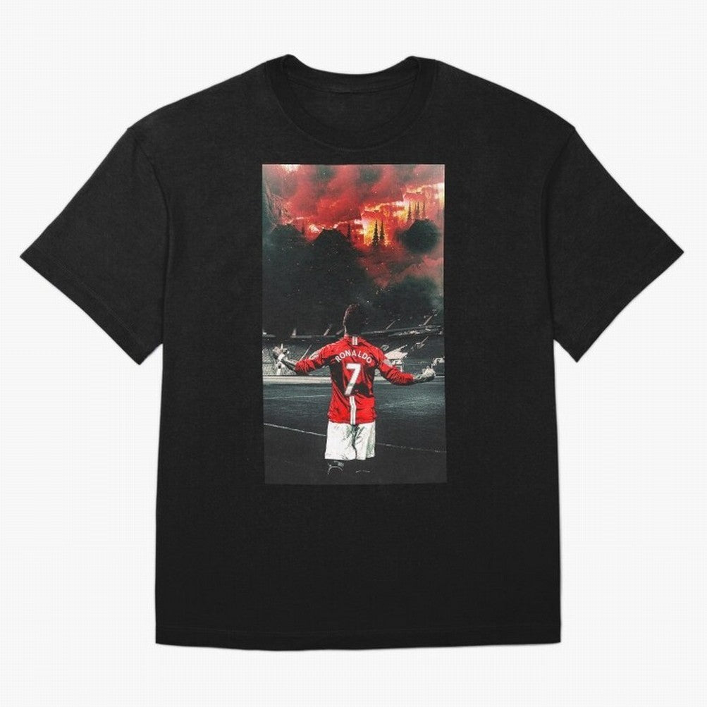 cristiano ronaldo manchester Oversized T-Shirt Celebrate the Magic of Match Day Hype around FIFA World Cup 2026 USA Canada Mexico, Haaland, Argentina, Football Passion, Legendary Performances, Festival Vibes and Supporter Community; Made for Die