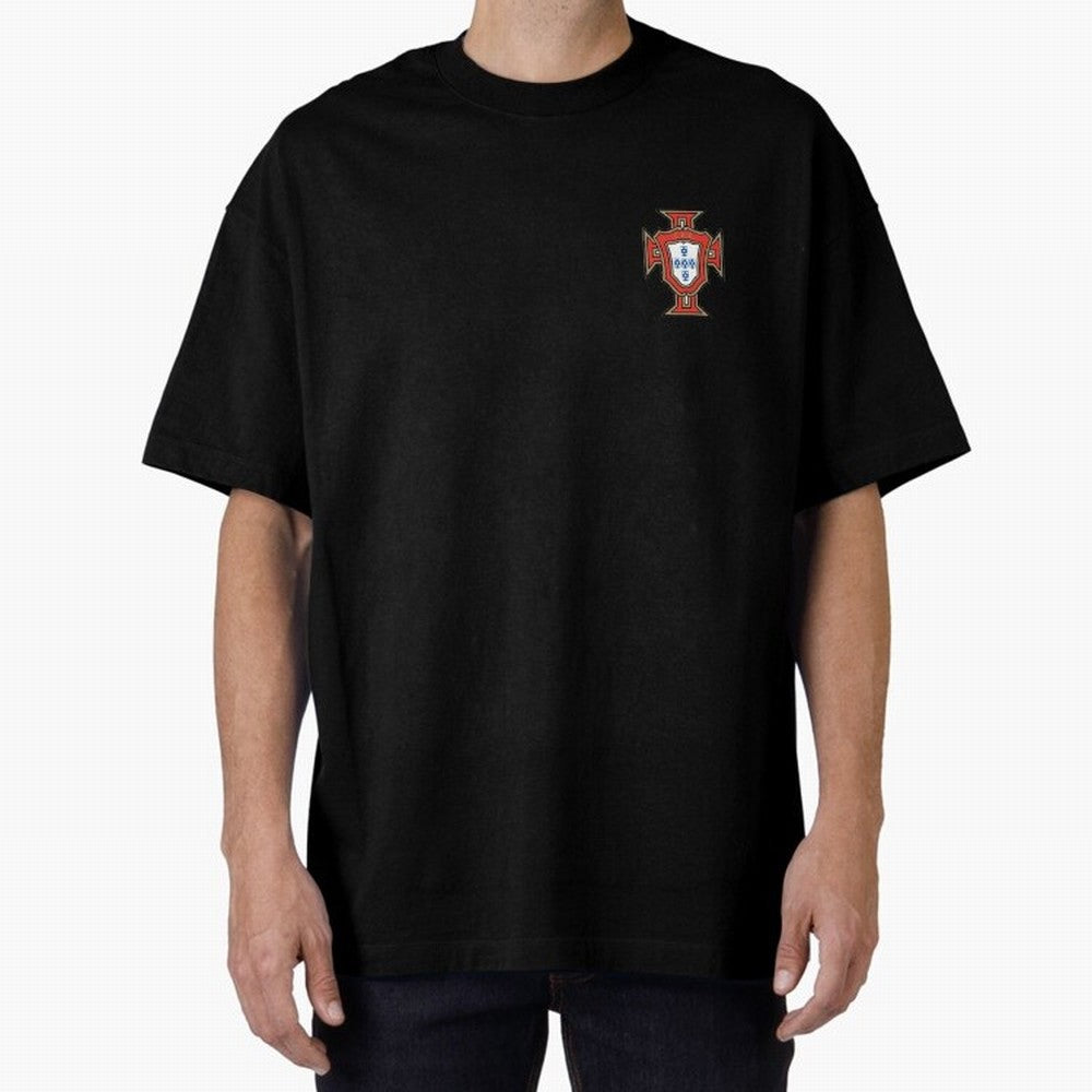 Portugal National Team - Oversized T-Shirt Show Support during the FIFA World Cup 2026 USA Canada Mexico Journey through Haaland Highlights, England, France and Netherlands Pride, Match Day Excitement, Supporter Culture, Golden Goals and Global