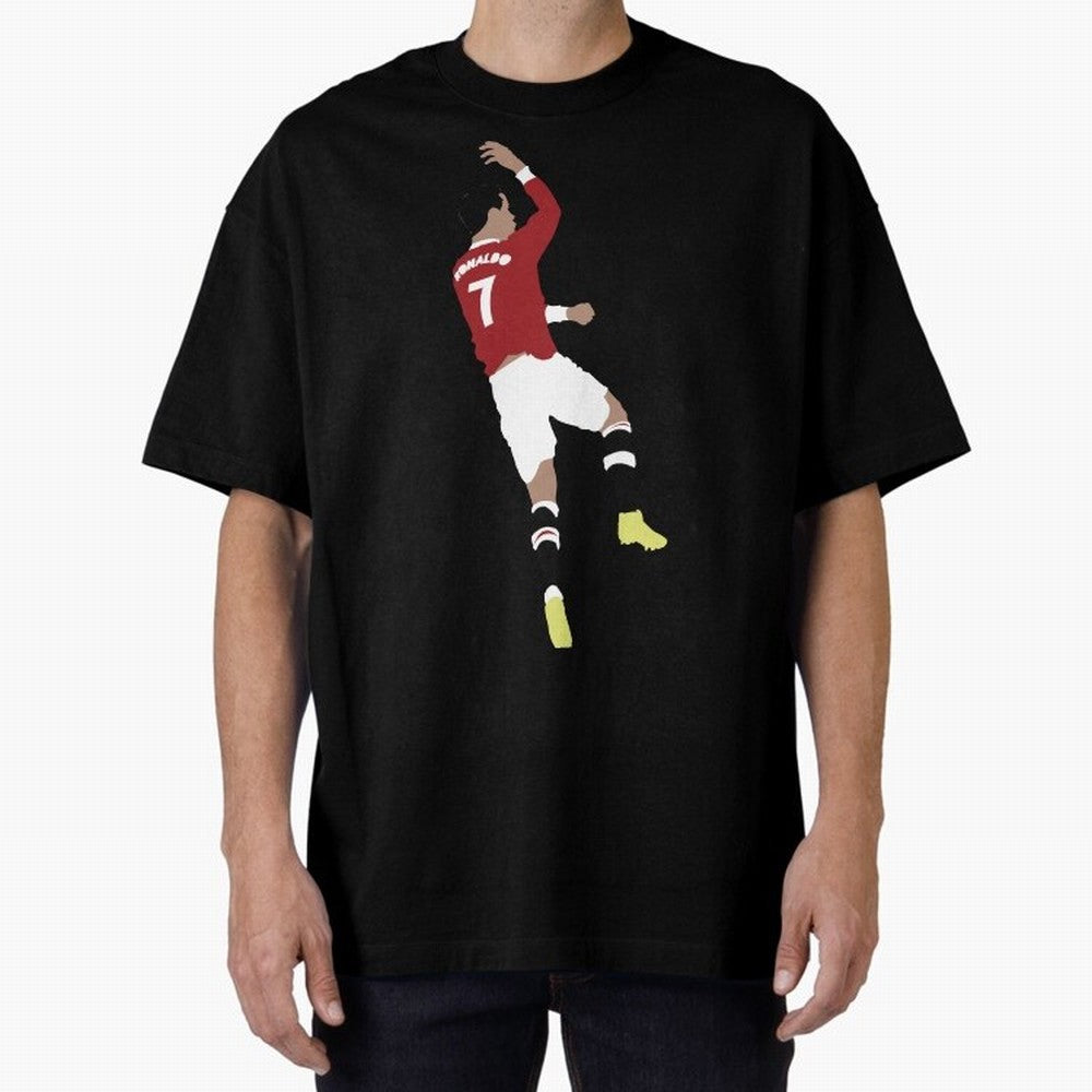 Cristiano Ronaldo Suuii - Design Oversized T-Shirt Keep the Legacy of Global Football Passion for FIFA World Cup 2026, Centered on Haaland, England and Germany, Supporter Pride, Iconic Celebrations, Legendary Names and Global Match Day Energy;