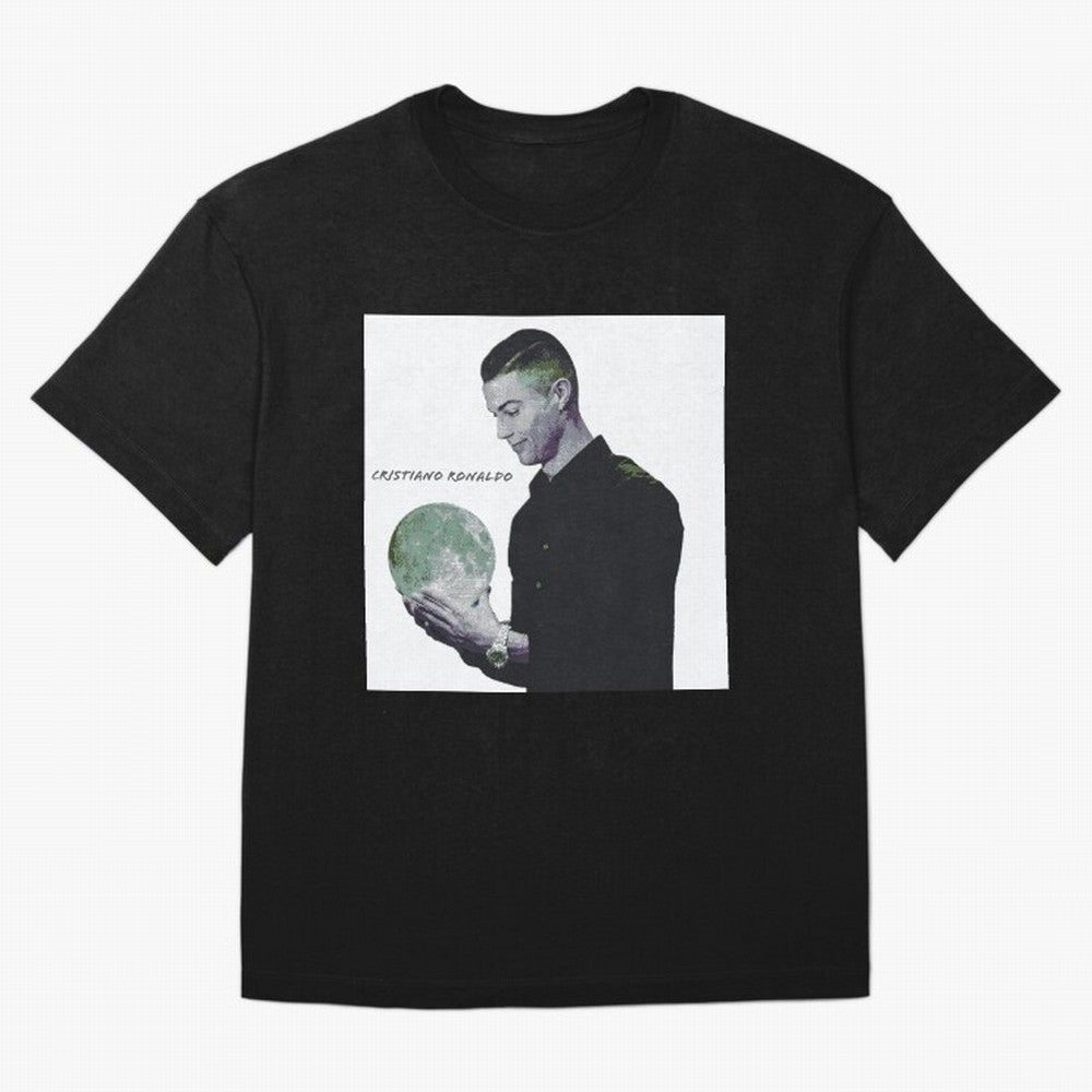 Cristiano Ronaldo art illustration. Cristiano Ronaldo sketch art Oversized T-Shirt Stand Out with Spirit from Match Day Hype around FIFA World Cup 2026, Messi and Cristiano Ronaldo, France and Portugal, Global Supporter Spirit, Legendary Goals,
