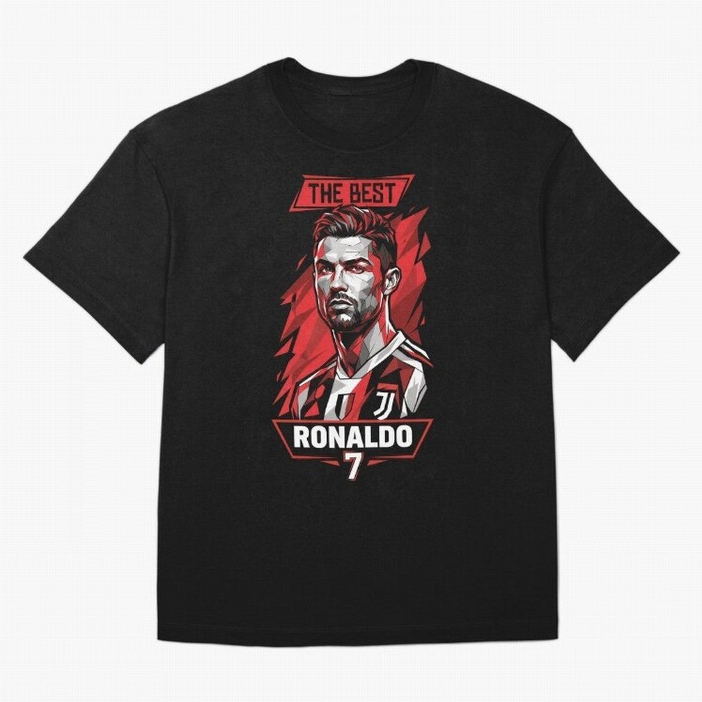 Cristiano Ronaldo CR7 Geometric Vector Portrait Oversized T-Shirt Capture Stadium Memories from the FIFA World Cup 2026 Group Stage Journey through Messi, Neymar and Mbappe Highlights, Argentina Pride, Champion Mindset, Group Stage Buzz, Knockout