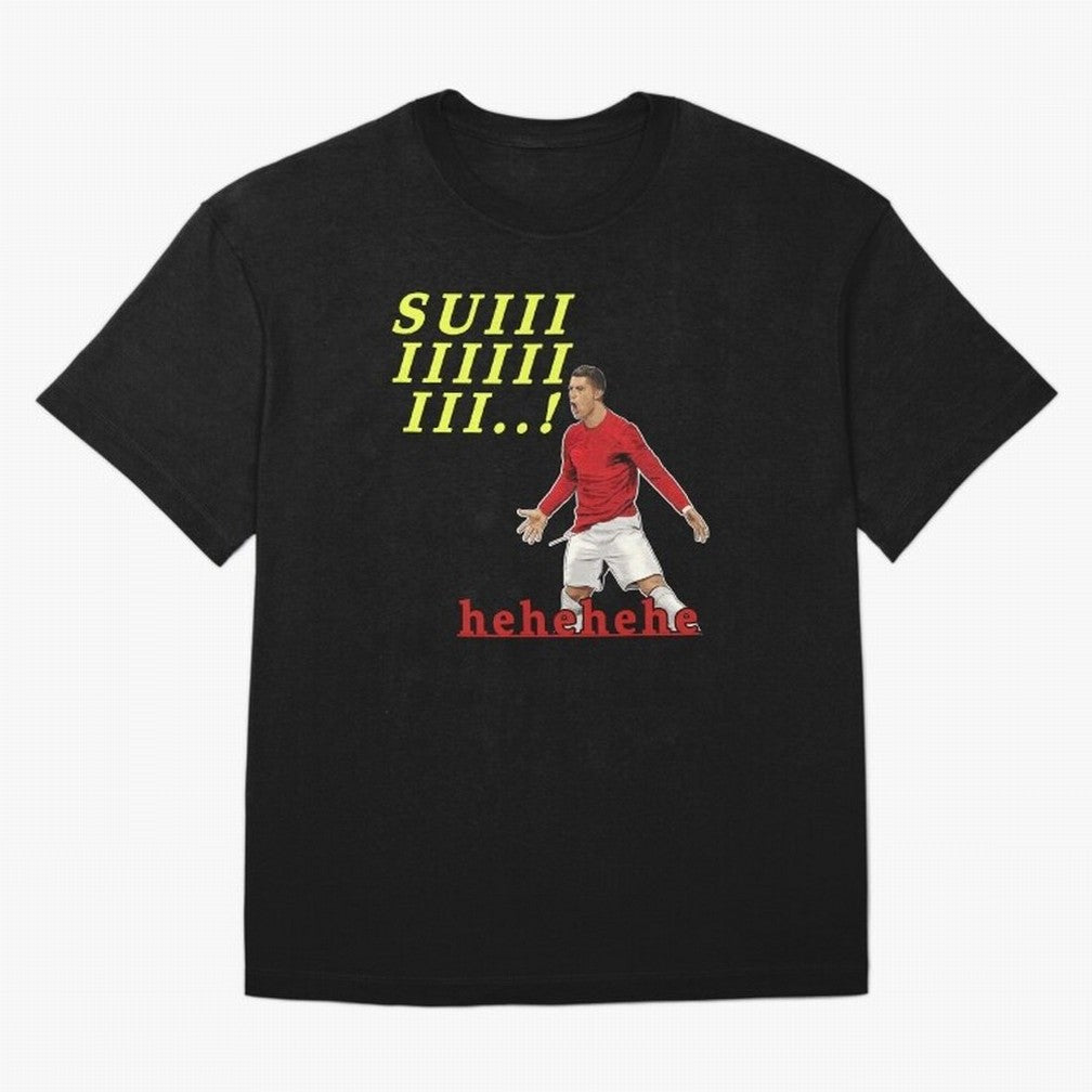 Hehehe suiii !! Cristiano ronaldo goal Oversized T-Shirt Make the Season About FIFA World Cup 2026 Group Stage Spirit, Connected to Spain and Netherlands, CR7 and Messi, Worldwide Fan Energy, Dramatic Goals, Stadium Lights and Championship