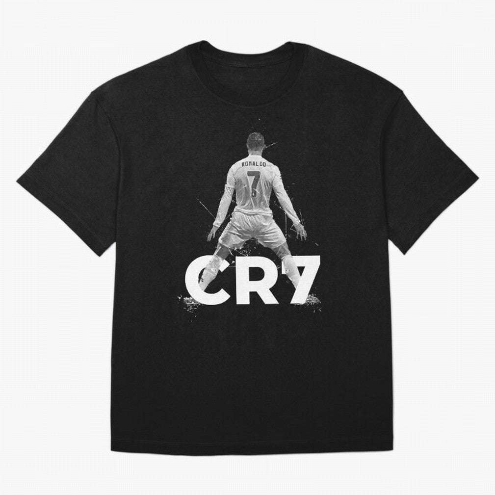 Cristiano Ronaldo Oversized T-Shirt Show Passion for the Stars of Global Football Passion for FIFA World Cup 2026 USA Canada Mexico, Celebrating Mbappe and Neymar, England, France and Netherlands, Football Passion, Legendary Performances, Festival