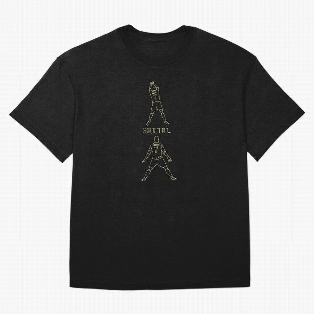 Cristiano Ronaldo siuuu Oversized T-Shirt Feel the Heartbeat of FIFA World Cup 2026 USA Canada Mexico Spirit, with Brazil, Mbappe, Worldwide Fan Energy, Dramatic Goals, Stadium Lights and Championship Celebrations; Ideal for Fans Who Follow Messi,
