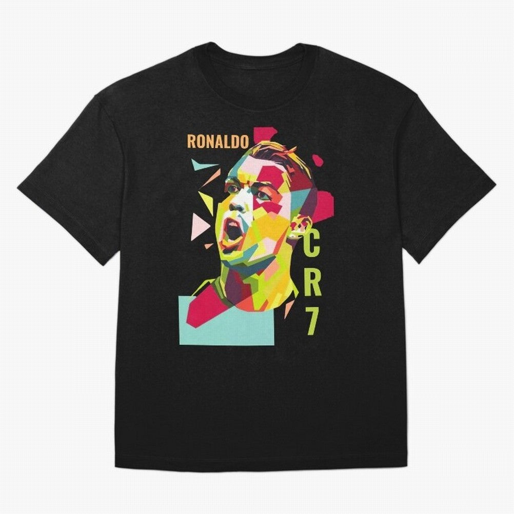 RONALDO CR7 Design Oversized T-Shirt Unlock the FIFA World Cup 2026 Journey through Haaland and Mbappe Highlights, France Pride, Vintage Soccer Flavor, Modern Football Stars, National Flags and Final Night Emotion; Created for Match Day Parties,