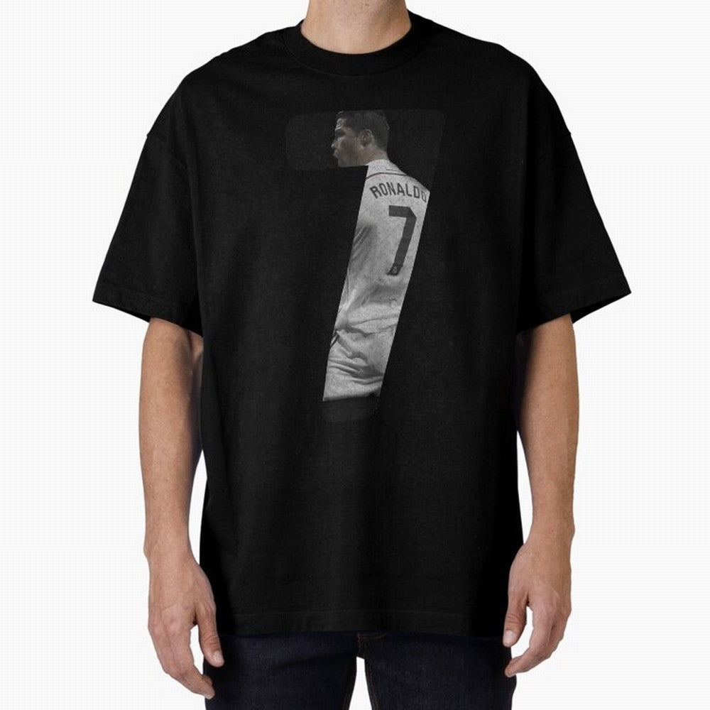 Cristiano Ronaldo shirt number manipulation Oversized T-Shirt Show Fan Pride Across Global Football Passion for FIFA World Cup 2026 USA Canada Mexico, Driven by Messi, Spain, Football Festival Excitement, Trophy Ambitions, Country Rivalries and