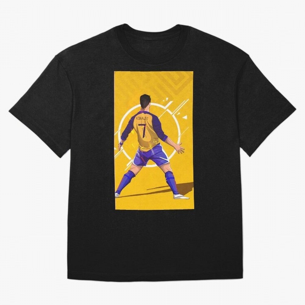 Cristiano Ronaldo Oversized T-Shirt Celebrate Unforgettable Nights in FIFA World Cup 2026 for Fans of CR7 and Messi and Portugal, Spain and Germany, Bringing Worldwide Fan Energy, Dramatic Goals, Stadium Lights and Championship Celebrations; Built