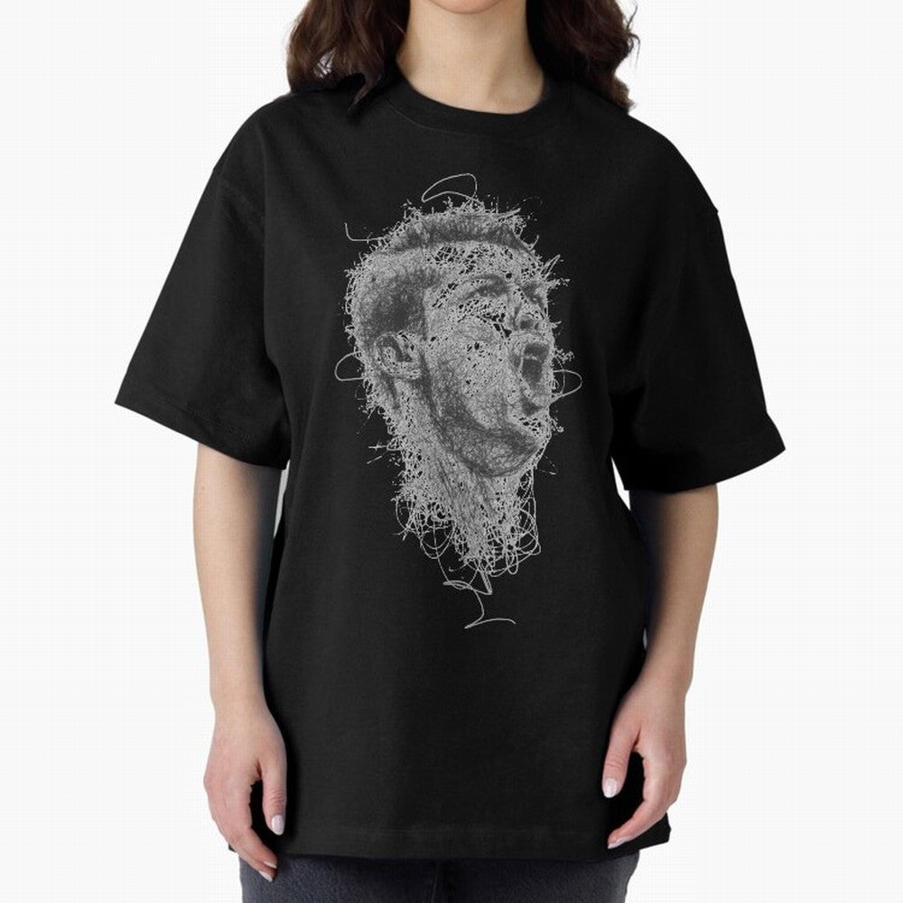 Painting Ronaldo Art Oversized T-Shirt Bring a Champion Mindset to FIFA World Cup 2026 Group Stage Spirit, Filled with England and Germany, Messi, Champion Mindset, Group Stage Buzz, Knockout Tension and Passionate Fan Culture; Made for Die Hard