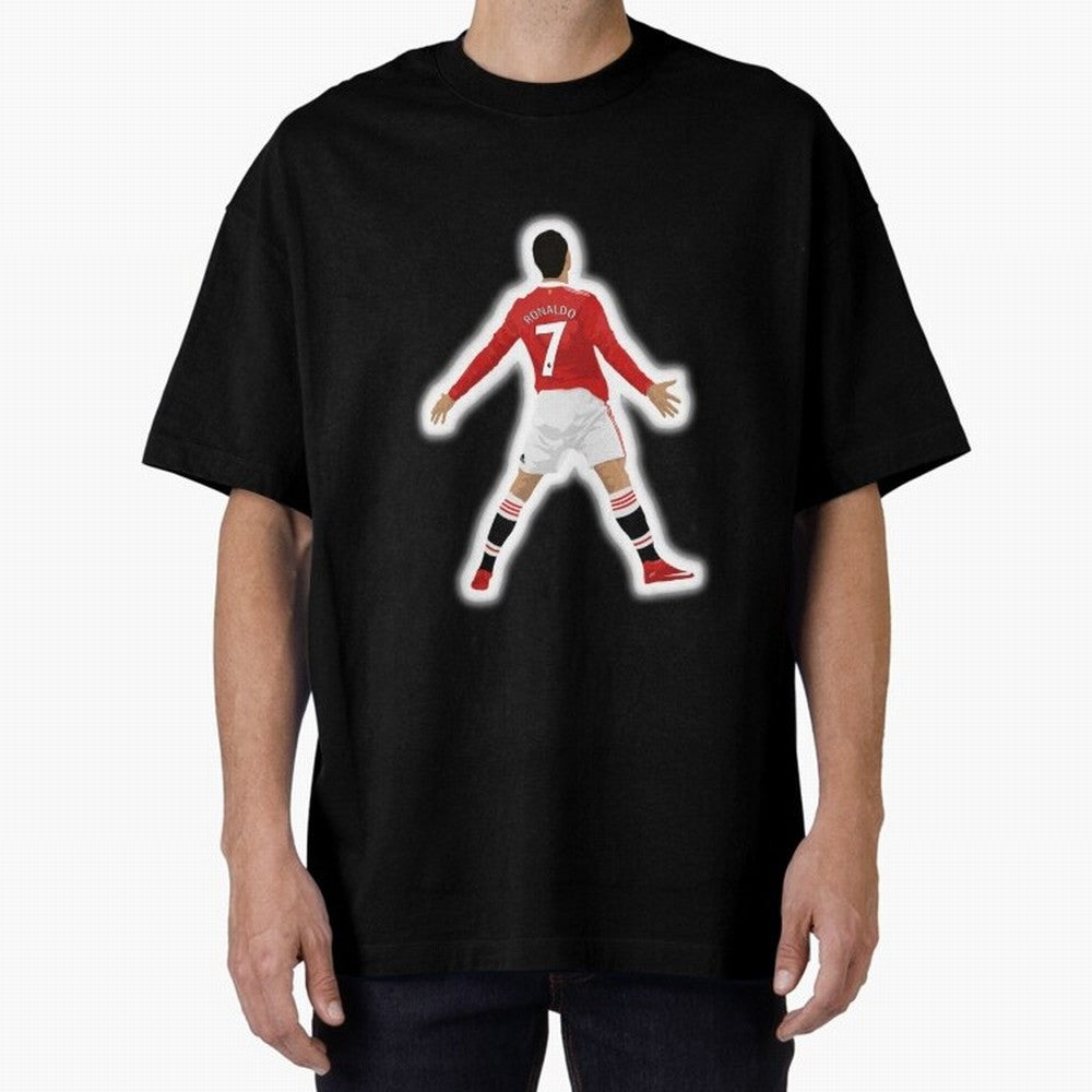 Art Cristiano Ronaldo Oversized T-Shirt Show Love for Legendary Goals in Match Day Hype around FIFA World Cup 2026 Group Stage, Haaland, Brazil, Portugal and Argentina, Football Passion, Legendary Performances, Festival Vibes and Supporter