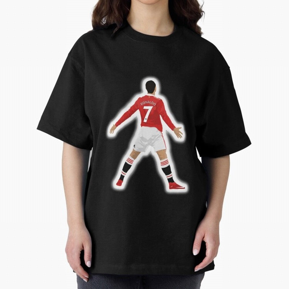 Art Cristiano Ronaldo Oversized T-Shirt Show Love for Legendary Goals in Match Day Hype around FIFA World Cup 2026 Group Stage, Haaland, Brazil, Portugal and Argentina, Football Passion, Legendary Performances, Festival Vibes and Supporter