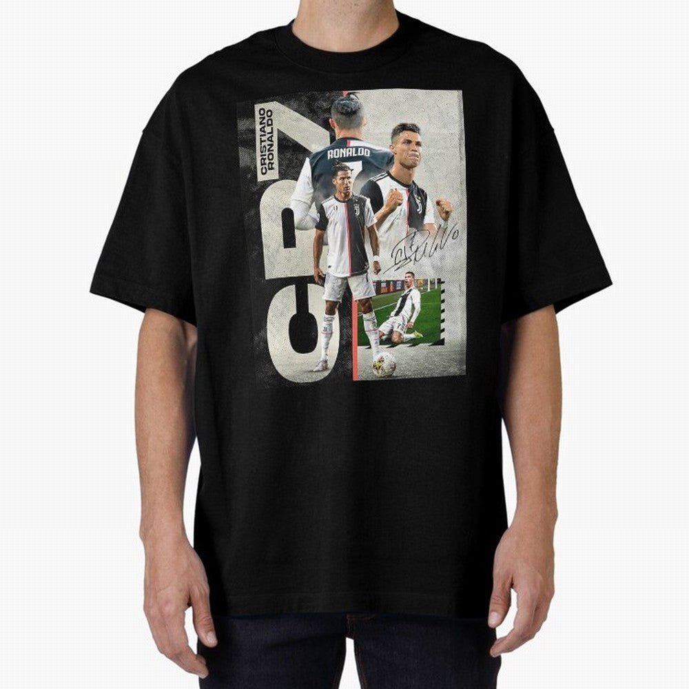 Cristiano Ronaldo Goals Oversized T-Shirt Support Match Day Hype around FIFA World Cup 2026 USA Canada Mexico, Cristiano Ronaldo, Haaland and CR7, France and Portugal, Champion Mindset, Group Stage Buzz, Knockout Tension and Passionate Fan Culture;