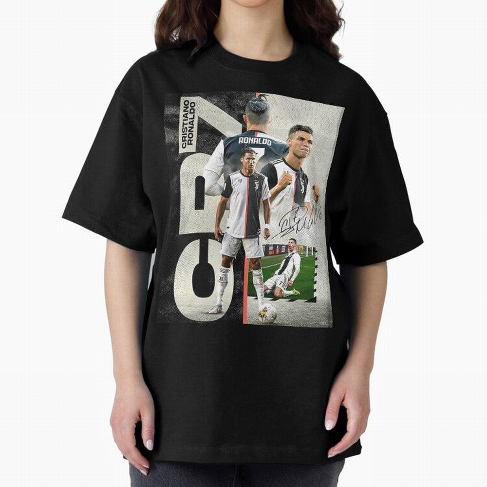 Cristiano Ronaldo Goals Oversized T-Shirt Support Match Day Hype around FIFA World Cup 2026 USA Canada Mexico, Cristiano Ronaldo, Haaland and CR7, France and Portugal, Champion Mindset, Group Stage Buzz, Knockout Tension and Passionate Fan Culture;
