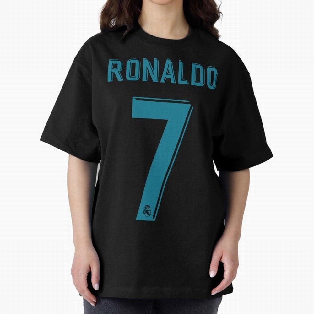Cristiano Ronaldo 2018 Oversized T-Shirt Show Up for the Glory of FIFA World Cup 2026 USA Canada Mexico Spirit, Connected to Germany, Messi, CR7 and Mbappe, Sports Nostalgia, International Competition, Famous Players and Unforgettable Victories;