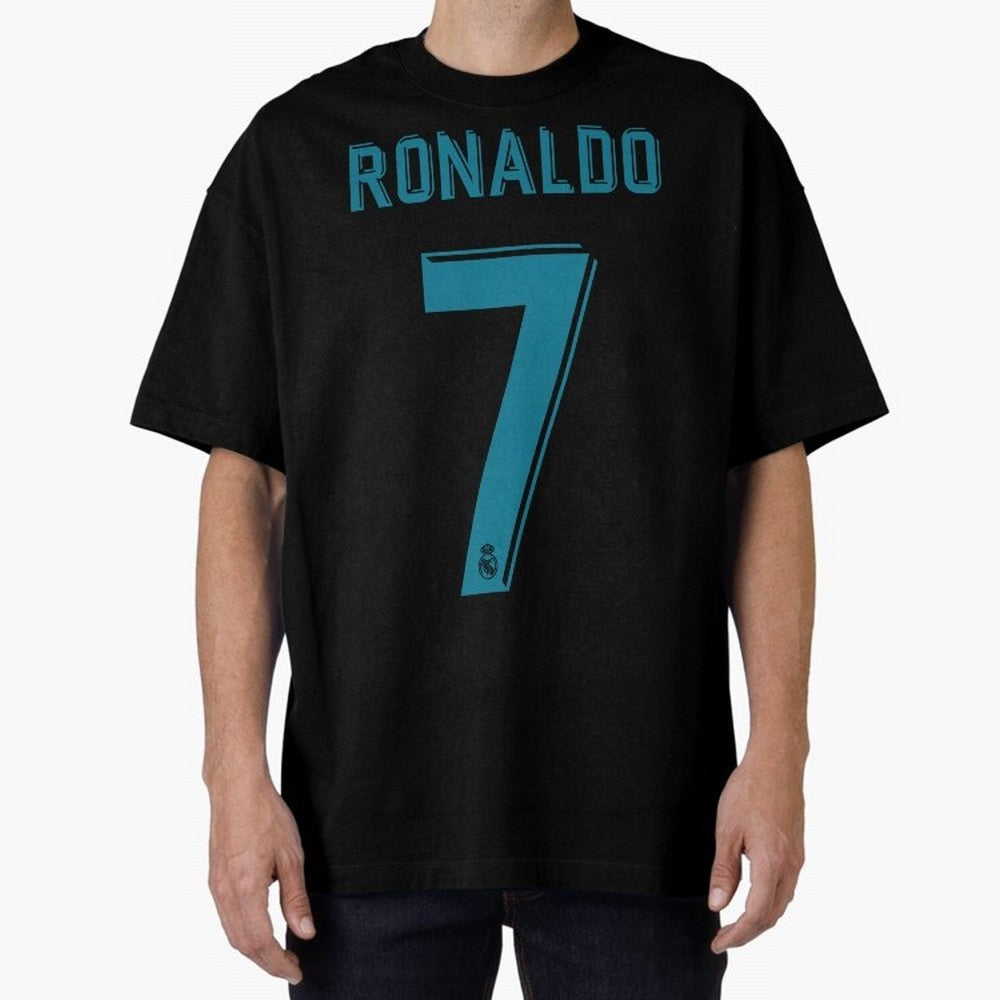 Cristiano Ronaldo 2018 Oversized T-Shirt Show Up for the Glory of FIFA World Cup 2026 USA Canada Mexico Spirit, Connected to Germany, Messi, CR7 and Mbappe, Sports Nostalgia, International Competition, Famous Players and Unforgettable Victories;
