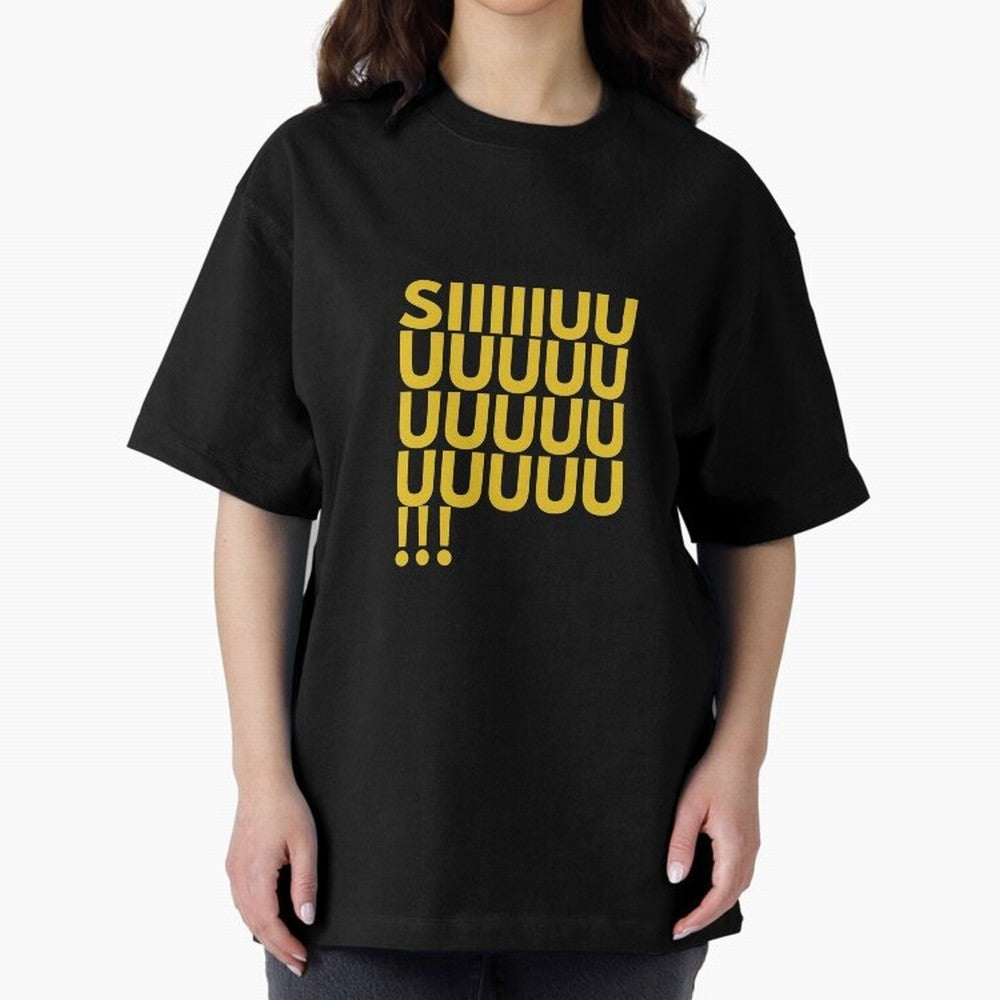 Cristiano Ronaldo Siuuu Oversized T-Shirt Keep the Legacy of FIFA World Cup 2026 Spirit, with England and Germany, Mbappe and Neymar, Stadium Chants, National Pride, Trophy Dreams and Unforgettable Football Memories; Perfect for Fans, Collectors,