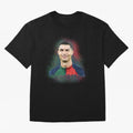 Cristiano Ronaldo digital art Oversized T-Shirt Back Your Heroes with Global Football Passion for FIFA World Cup 2026 Group Stage, Celebrating Messi and Cristiano Ronaldo, England and Germany, Stadium Chants, National Pride, Trophy Dreams and