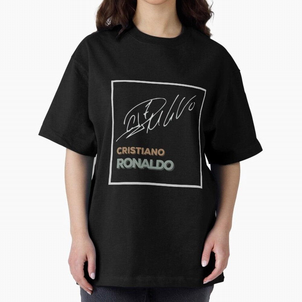 SIUUU - Cristiano Ronaldo CR7 Best Seller Oversized T-Shirt Celebrate Fan Favorites in the FIFA World Cup 2026 Journey through Haaland and Mbappe Highlights, Portugal Pride, Game Day Rituals, Football Legends, Country Pride and the Road to the