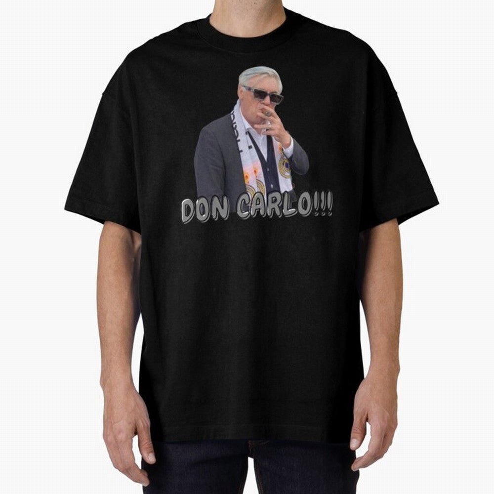 Don Carlo Ancelotti Oversized T-Shirt Capture FIFA World Cup 2026 Group Stage Inspired by Neymar, England and Germany Energy, Worldwide Fan Energy, Dramatic Goals, Stadium Lights and Championship Celebrations; Created for Match Day Parties, Soccer