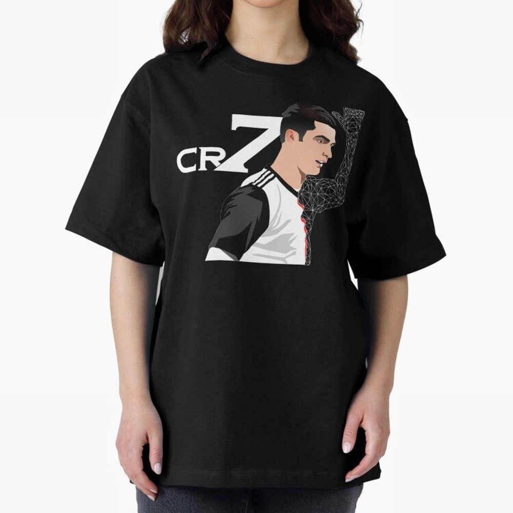 Cristiano Ronaldo 7 Cristiano Ronaldo Cristiano Oversized T-Shirt Represent Global Football Passion for FIFA World Cup 2026, Capturing Messi and Cristiano Ronaldo, Netherlands, Worldwide Fan Energy, Dramatic Goals, Stadium Lights and Championship