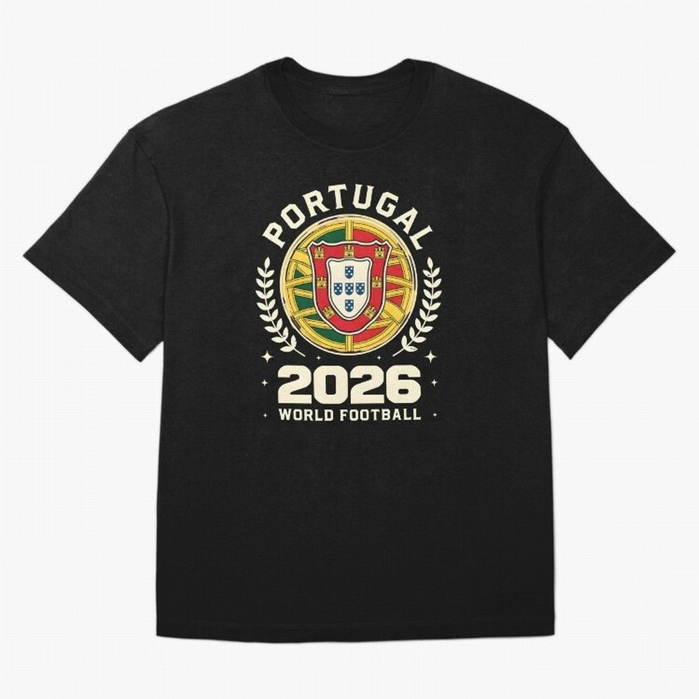 Portugal 2026 World Football Oversized T-Shirt Elevate FIFA World Cup 2026 Group Stage Capturing Messi, CR7 and Mbappe, Brazil Energy, Stadium Chants, National Pride, Trophy Dreams and Unforgettable Football Memories; Built for Supporters Chasing