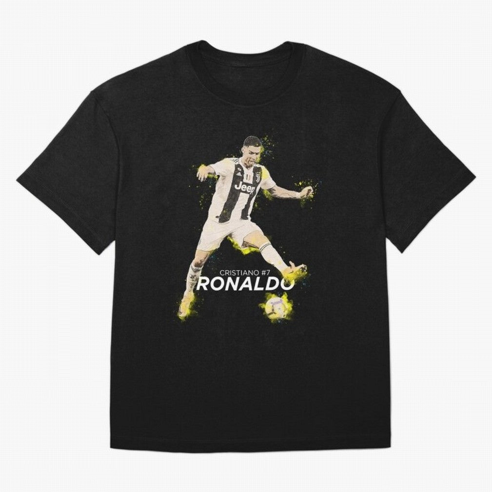 Cristiano Ronaldo Cristiano Ronaldo Oversized T-Shirt Support Your Favorite Stars during the FIFA World Cup 2026 USA Canada Mexico Journey through Neymar, Haaland and Cristiano Ronaldo Highlights, Spain Pride, Classic Soccer Heritage, Championship