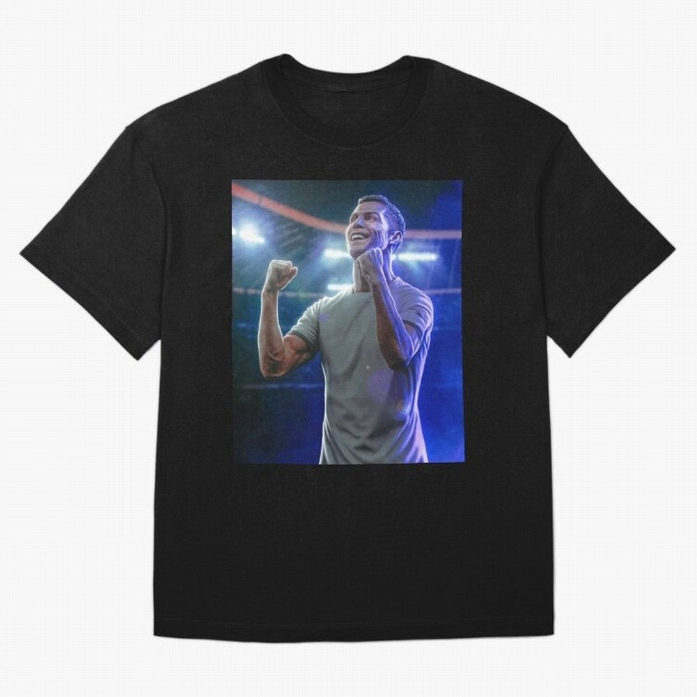 Cristiano Ronaldo Oversized T-Shirt Celebrate Every Goal in the FIFA World Cup 2026 USA Canada Mexico Journey through Messi, CR7 and Mbappe Highlights, Brazil Pride, Game Day Rituals, Football Legends, Country Pride and the Road to the Final; Ideal