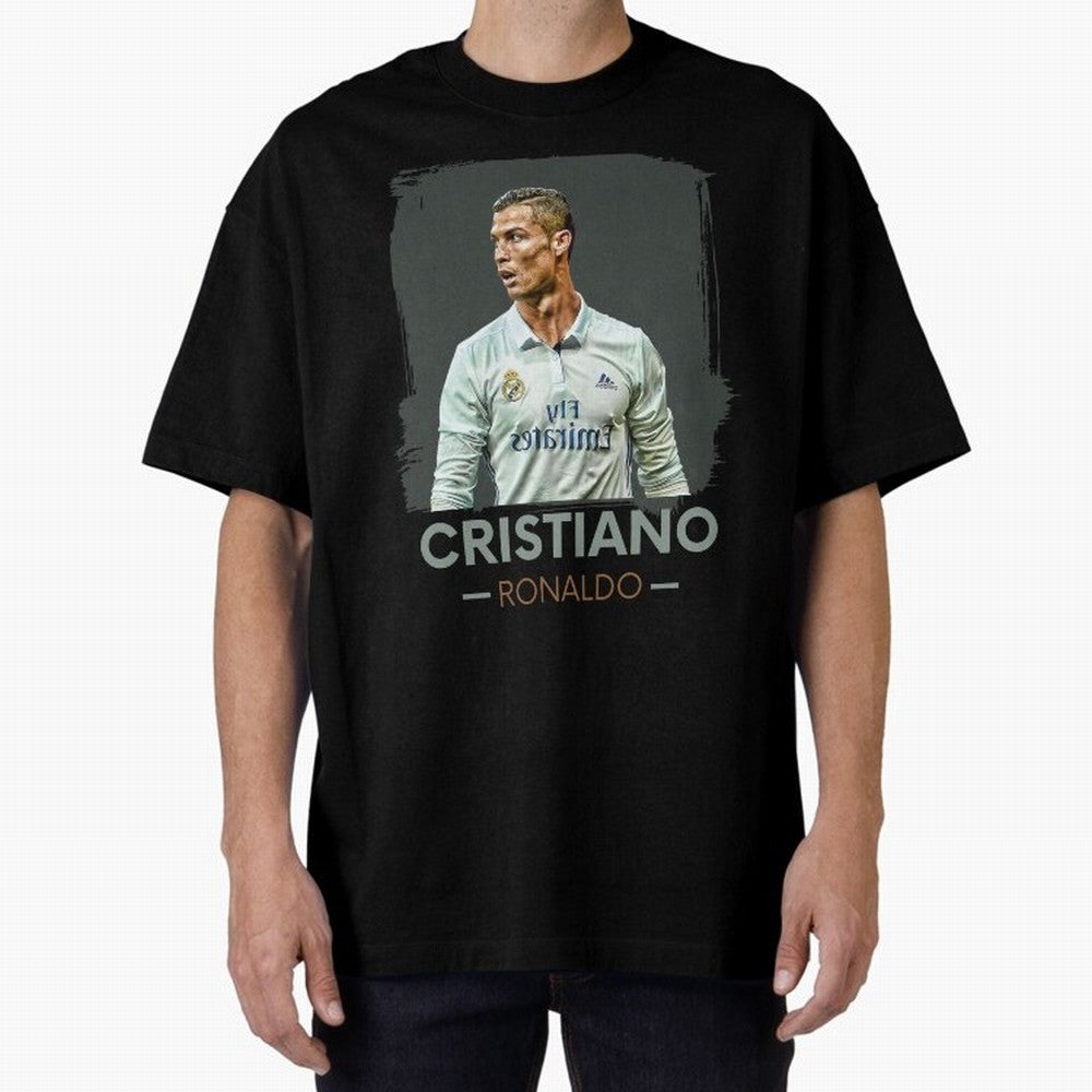 Cristiano Ronaldo Best Seller Oversized T-Shirt Bring Retro Soccer Energy to FIFA World Cup 2026 Spirit, Highlighting Spain, CR7, Stadium Chants, National Pride, Trophy Dreams and Unforgettable Football Memories; Made for Collectors Who Enjoy