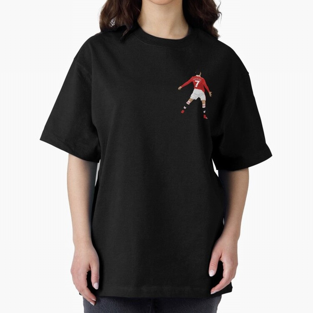 Ronaldo CR7 - Manchester Unided Oversized T-Shirt Spotlight Match Day Hype around FIFA World Cup 2026 USA Canada Mexico, Neymar, Haaland and Cristiano Ronaldo, England, France and Netherlands, Fan Favorite Moments, National Team Passion, Big Match
