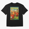 Portugal Lisbon Bel¨¦m Tower Cristiano Ronaldo FIFA World Cup Football Celebration Oversized T-Shirt Support Your Favorite Stars during Global Football Passion for FIFA World Cup 2026 USA Canada Mexico, Driven by Messi, Neymar and Mbappe, Brazil,