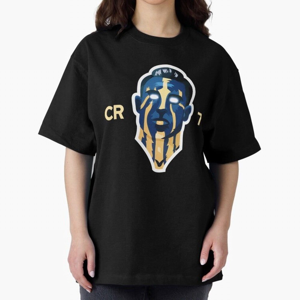 cristiano ronaldo cristiano ronaldo Oversized T-Shirt Honor FIFA World Cup 2026 Group Stage Spirit, Centered on Portugal, Spain and Germany, CR7 and Messi, Football Passion, Legendary Performances, Festival Vibes and Supporter Community; Built for