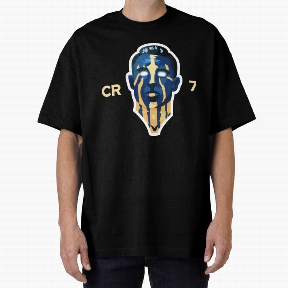 cristiano ronaldo cristiano ronaldo Oversized T-Shirt Honor FIFA World Cup 2026 Group Stage Spirit, Centered on Portugal, Spain and Germany, CR7 and Messi, Football Passion, Legendary Performances, Festival Vibes and Supporter Community; Built for