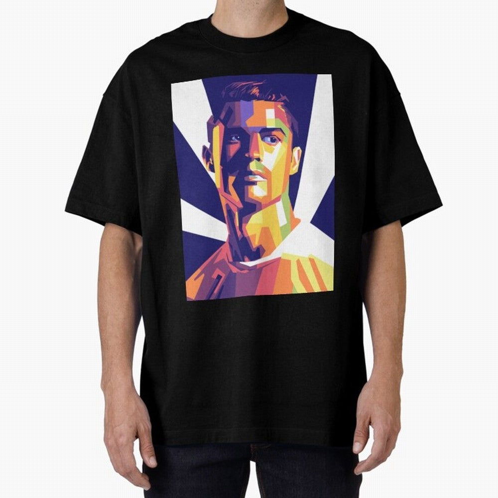 Cristiano Ronaldo cristiano ronaldo Oversized T-Shirt Remember the FIFA World Cup 2026 Group Stage Journey through Mbappe and Neymar Highlights, France and Portugal Pride, Game Day Rituals, Football Legends, Country Pride and the Road to the Final;