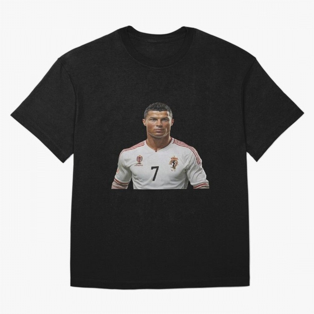 Sticker Ronaldo 2024 Oversized T-Shirt Support the Legends of FIFA World Cup 2026 USA Canada Mexico for Fans of Mbappe and Neymar and Spain, Bringing Football History, Final Match Energy, Crowd Noise and Once in a Lifetime Moments; Great for