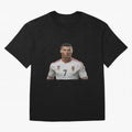 Sticker Ronaldo 2024 Oversized T-Shirt Support the Legends of FIFA World Cup 2026 USA Canada Mexico for Fans of Mbappe and Neymar and Spain, Bringing Football History, Final Match Energy, Crowd Noise and Once in a Lifetime Moments; Great for