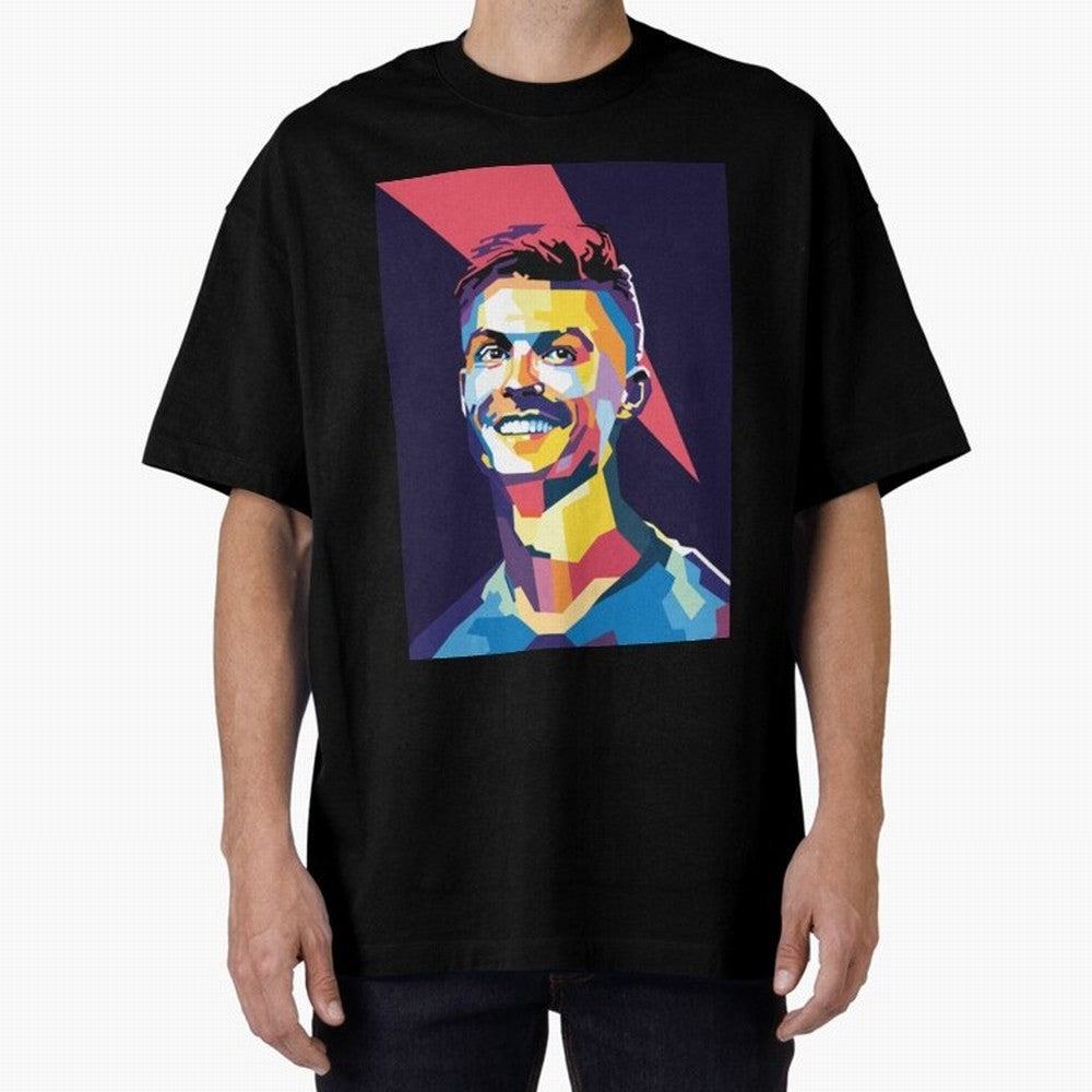 Cristiano Ronaldo Cristiano Ronaldo Oversized T-Shirt Celebrate Rivalries and Pride in FIFA World Cup 2026 Group Stage Spirit, Centered on England, France and Netherlands, Messi, Soccer Culture, Superstar Moments, National Team Dreams and