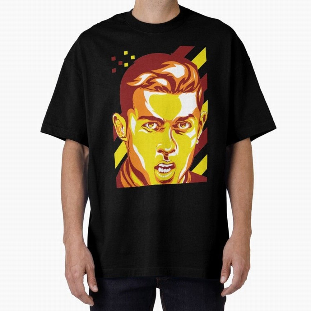 Cristiano Ronaldo Cristiano Ronaldo Oversized T-Shirt Join the Global Buzz around Match Day Hype around FIFA World Cup 2026 USA Canada Mexico, Mbappe, Brazil, Portugal and Argentina, Fan Favorite Moments, National Team Passion, Big Match Drama and