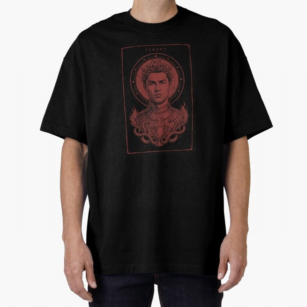 Ronaldo ¡ª The Relentless Ascendant Oversized T-Shirt Discover Global Football Passion for FIFA World Cup 2026 Group Stage, Connected to Messi, Neymar and Mbappe, Brazil, Portugal and Argentina, Tournament Hype, Historic Matchups, Family Viewing