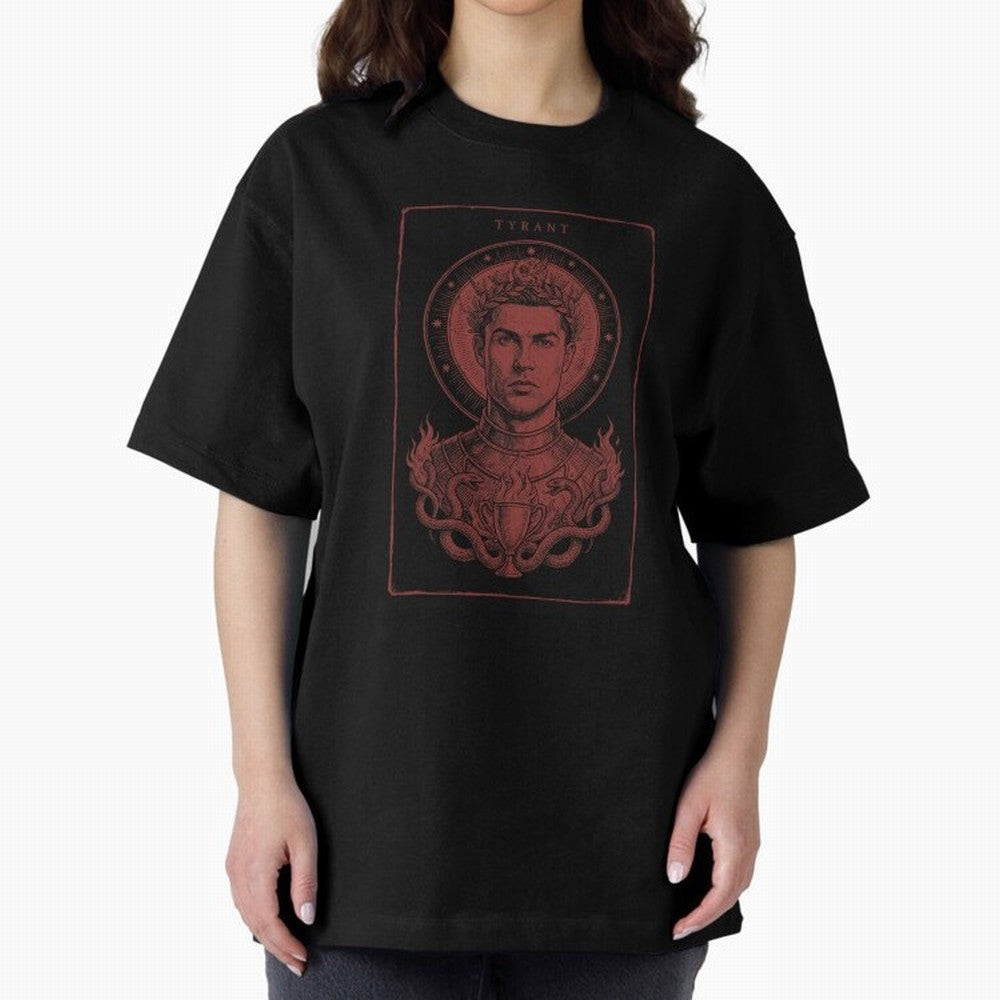 Ronaldo ¡ª The Relentless Ascendant Oversized T-Shirt Discover Global Football Passion for FIFA World Cup 2026 Group Stage, Connected to Messi, Neymar and Mbappe, Brazil, Portugal and Argentina, Tournament Hype, Historic Matchups, Family Viewing