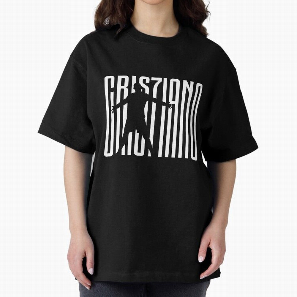 Cristiano Ronaldo Oversized T-Shirt Make Your Look Match FIFA World Cup 2026 USA Canada Mexico Connected to CR7, England Energy, Championship Spirit, Famous Goals, Roaring Crowds and International Football Unity; Perfect for Fans, Collectors,