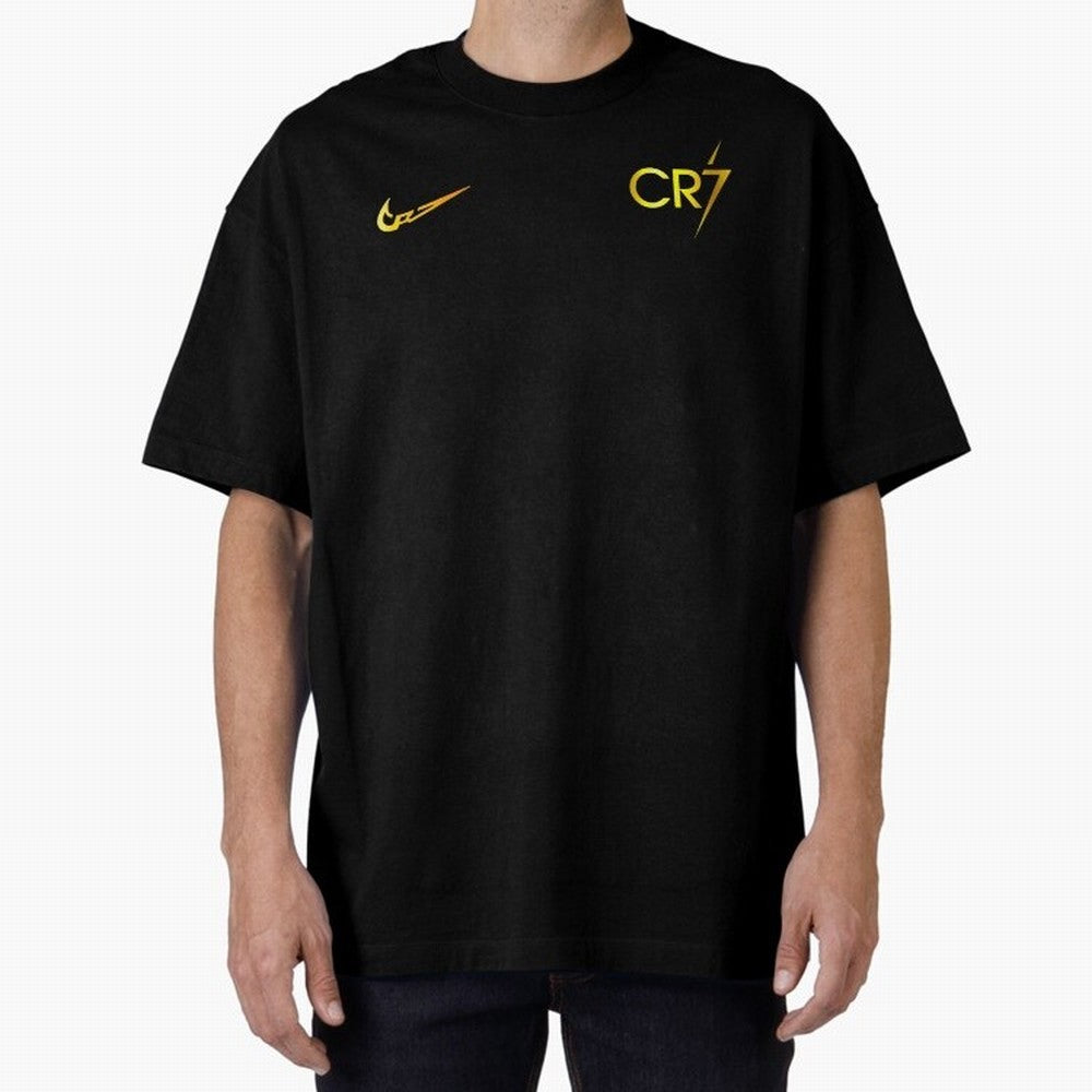 Cristiano Ronaldo Gold Edition Oversized T-Shirt Cheer for FIFA World Cup 2026 Group Stage Spirit, Inspired by Argentina, France and Brazil, Haaland and Mbappe, Classic Soccer Heritage, Championship Pressure, Fan Loyalty and International Pride;