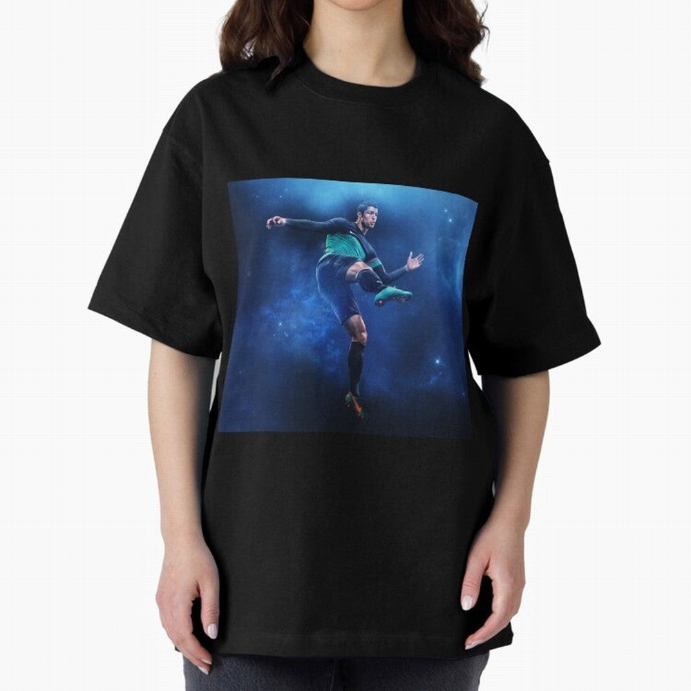cristiano ronaldo #005 Oversized T-Shirt Share FIFA World Cup 2026 Spirit, Inspired by Argentina and Brazil, Messi and Cristiano Ronaldo, Goal Celebration Energy, Supporter Heritage, Football Icons and Worldwide Tournament Joy; Built for Supporters
