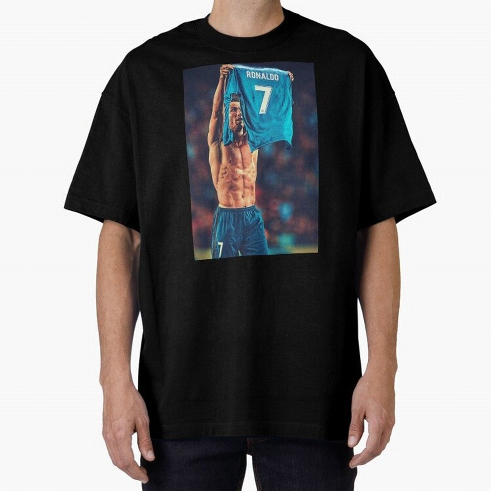 Cristiano Ronaldo Siu Goat,Ronaldo Gifts, Ronaldo Best Selling , Ronaldo Top Items Oversized T-Shirt Celebrate Golden Goal Energy in FIFA World Cup 2026 USA Canada Mexico Capturing Cristiano Ronaldo, Haaland and CR7, Argentina, France and Brazil