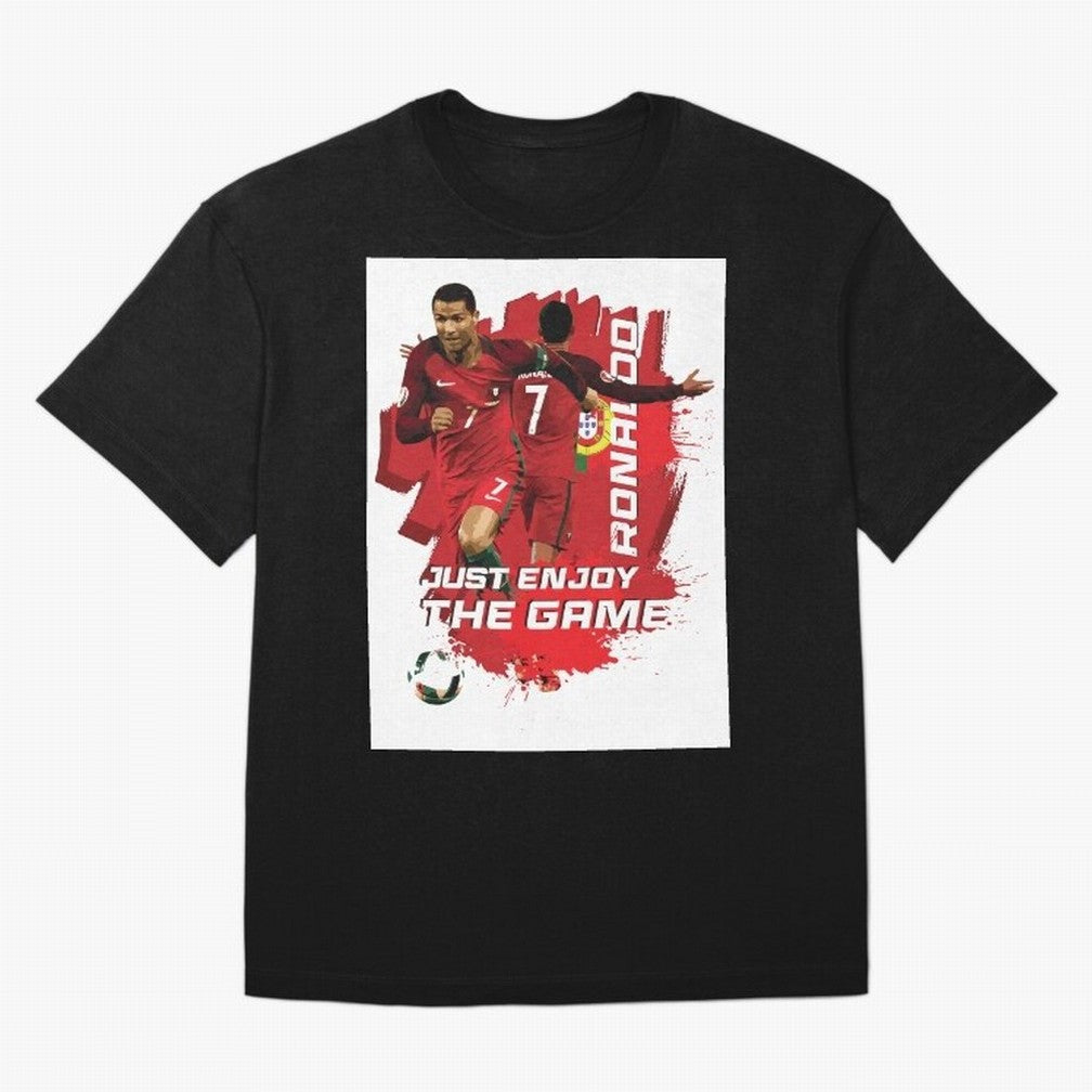 Cristiano Ronaldo Oversized T-Shirt Make Game Day About the FIFA World Cup 2026 Journey through Haaland Highlights, Spain Pride, Stadium Chants, National Pride, Trophy Dreams and Unforgettable Football Memories; Ideal for Passionate Fans Who Love