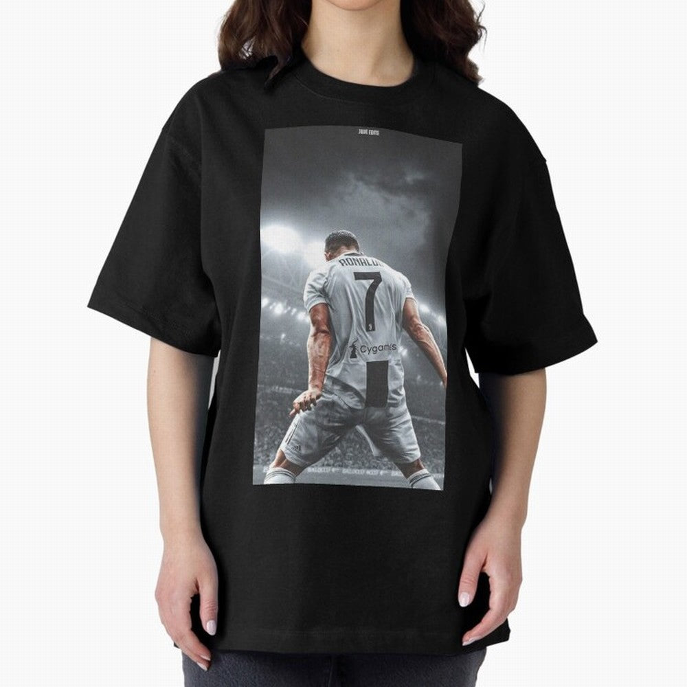 Cristiano Ronaldo Fantastic Oversized T-Shirt Turn Football Passion into FIFA World Cup 2026 USA Canada Mexico Celebrating Haaland and Mbappe, Netherlands Energy, Vintage Soccer Flavor, Modern Football Stars, National Flags and Final Night Emotion;